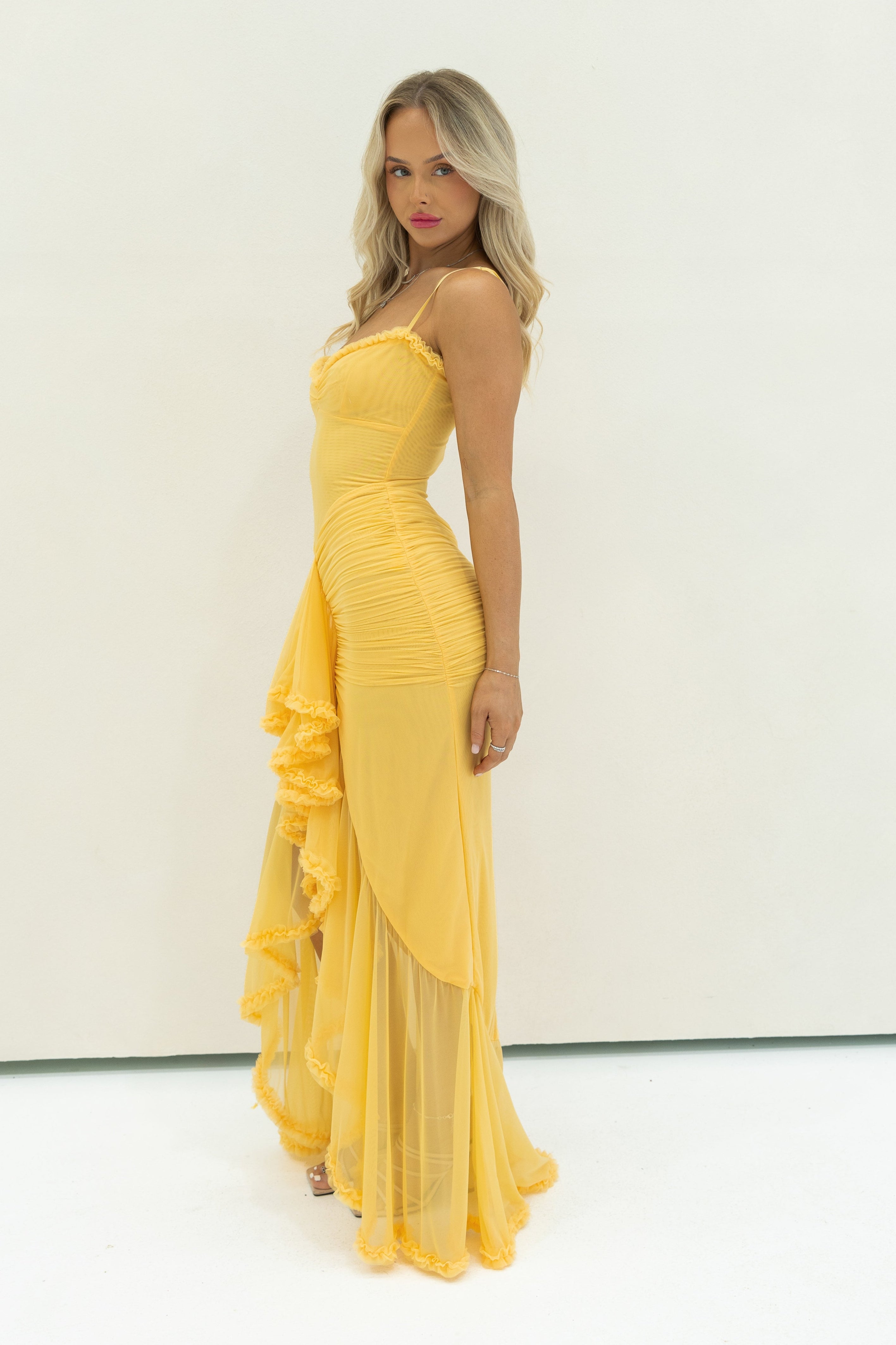 FLAVIA – Ruffle Maxi Dress