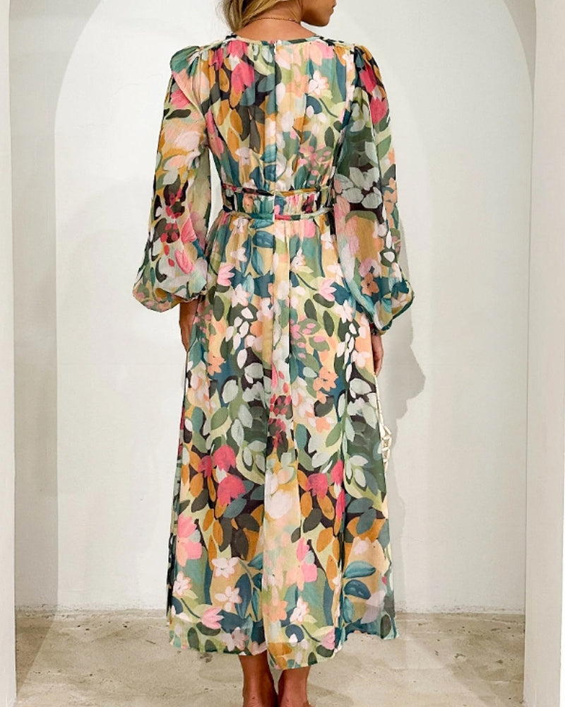Carlotta - Elegantes Blumenkleid