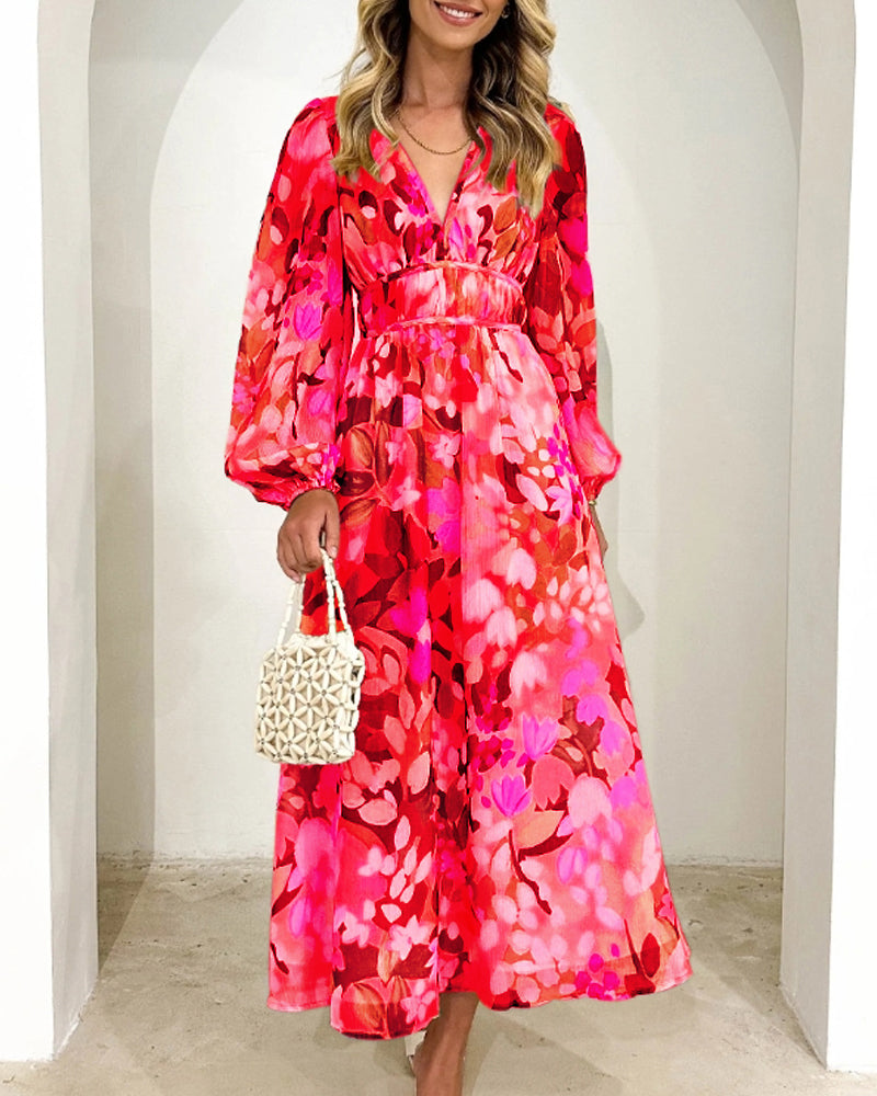 Carlotta - Elegantes Blumenkleid
