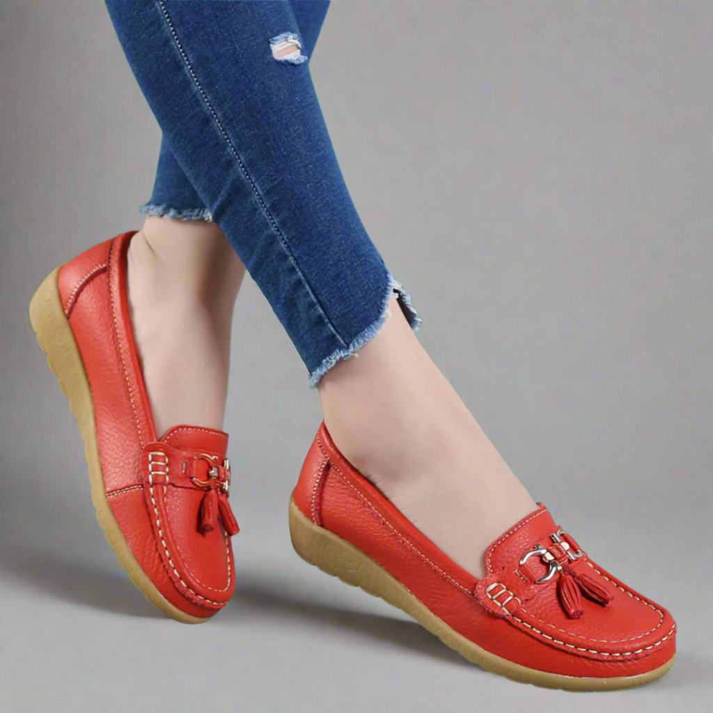 Ulfrida | Mocassini in pelle ortopedici comfort e stile