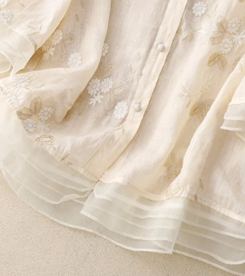 Bellerose | Vintage Broderet Skjorte