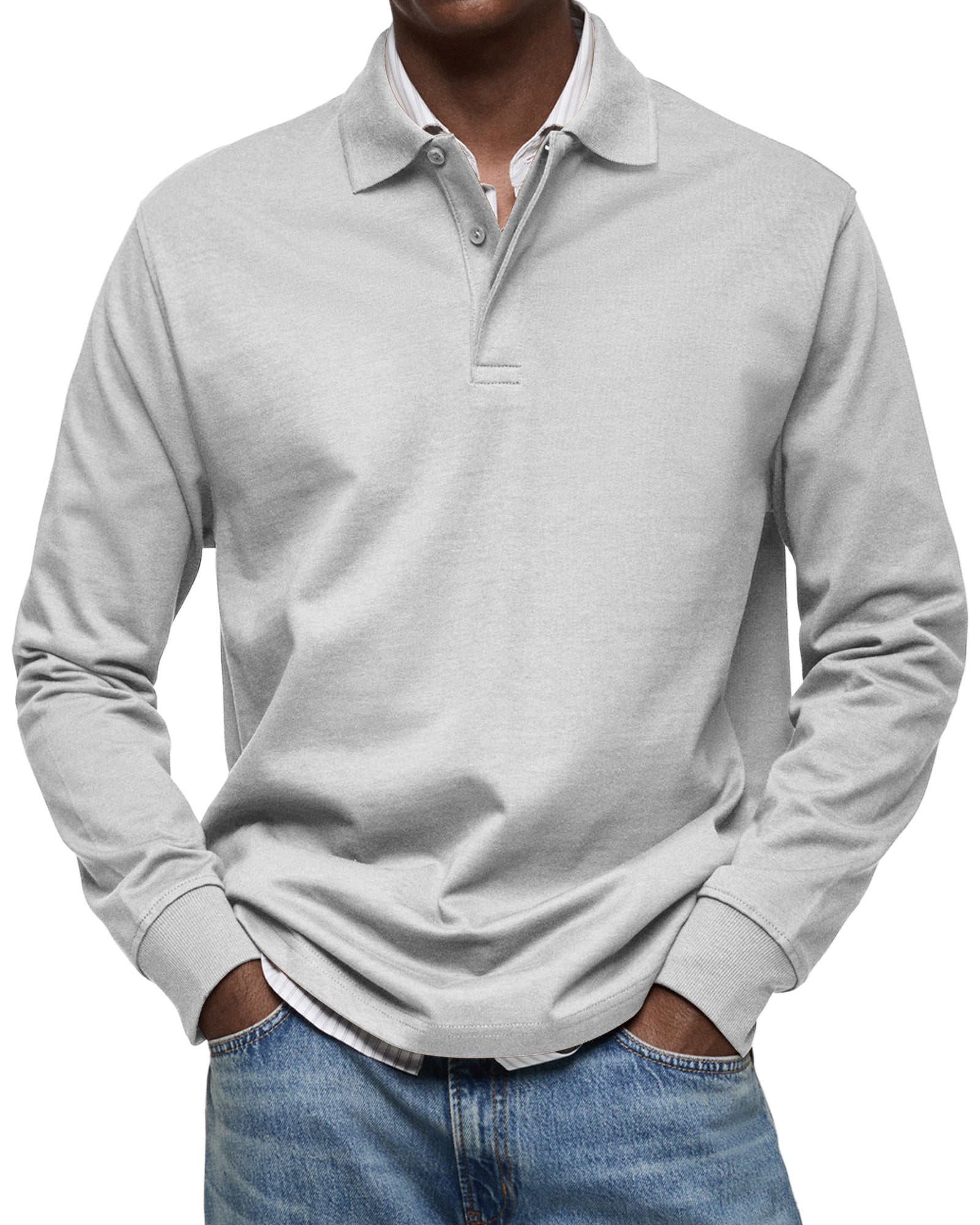Alexandre™ | Langærmet Casual Polo