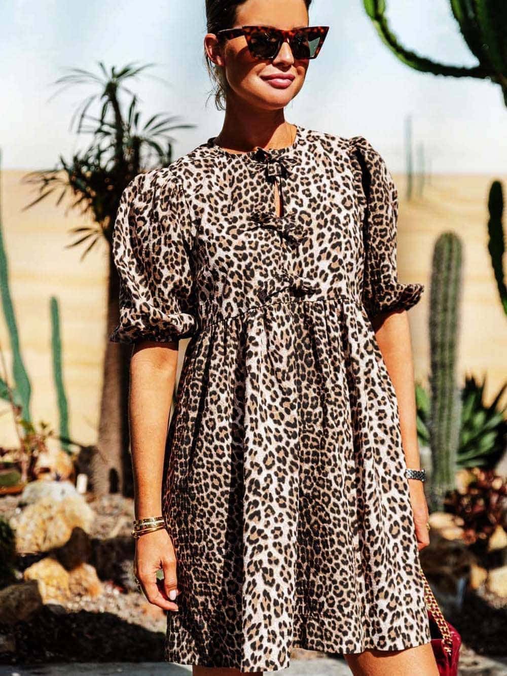 Leoparden | Druckkleid