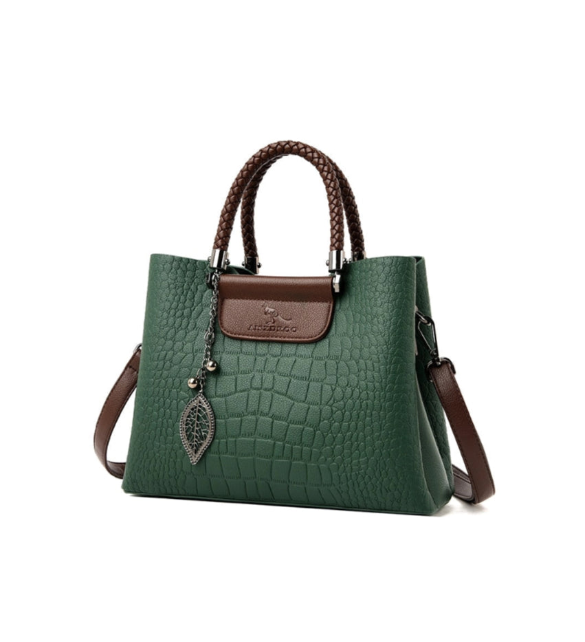 Janveni – Verde Elegant Leather Bag