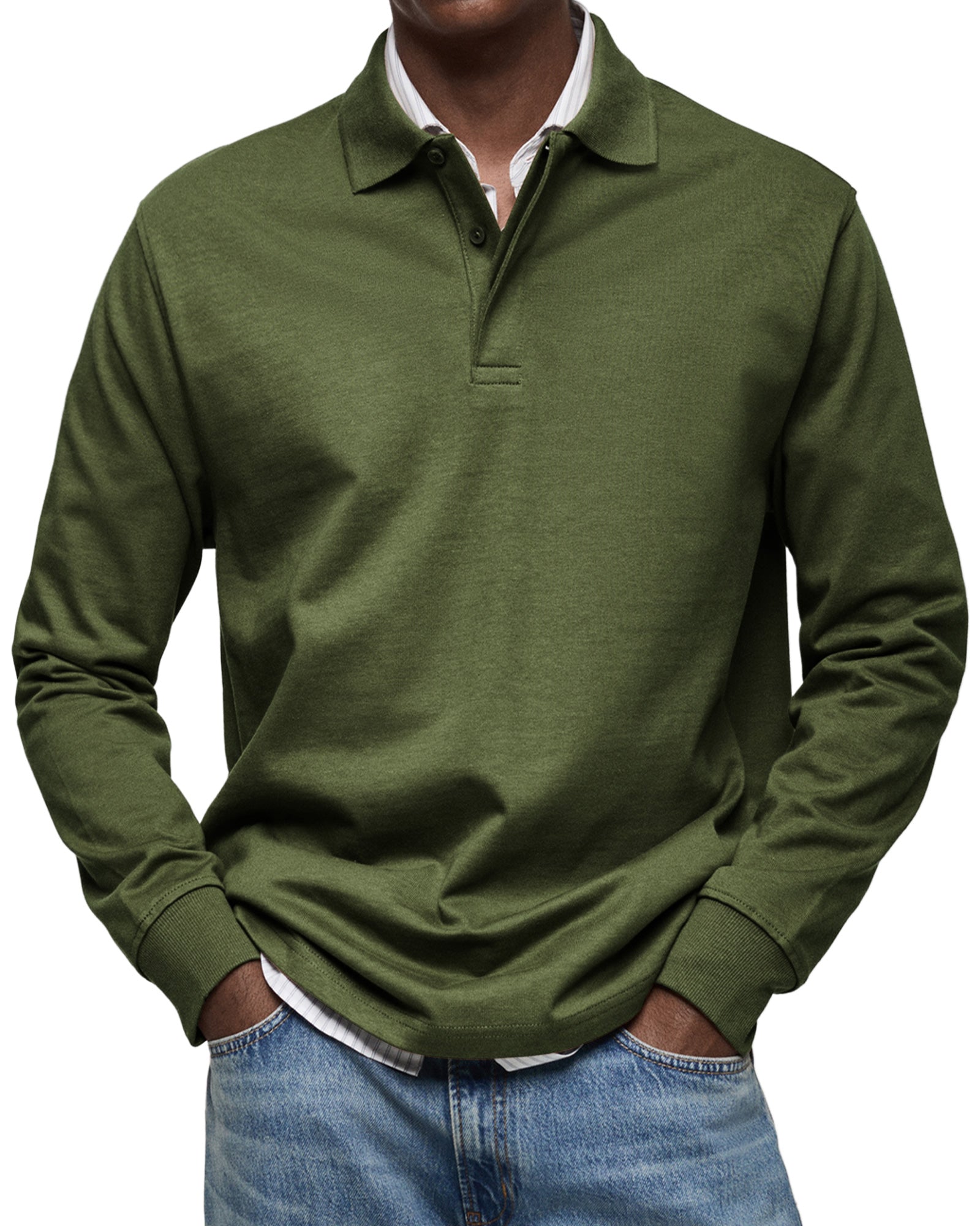 Alexandre™ | Langærmet Casual Polo
