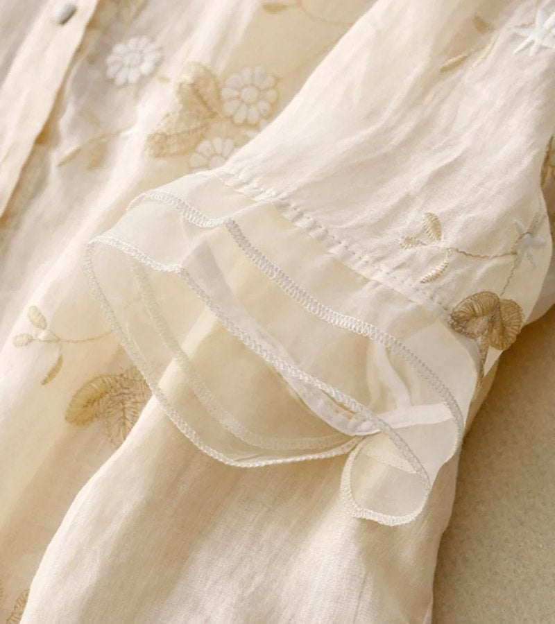 Bellerose | Vintage Broderet Skjorte