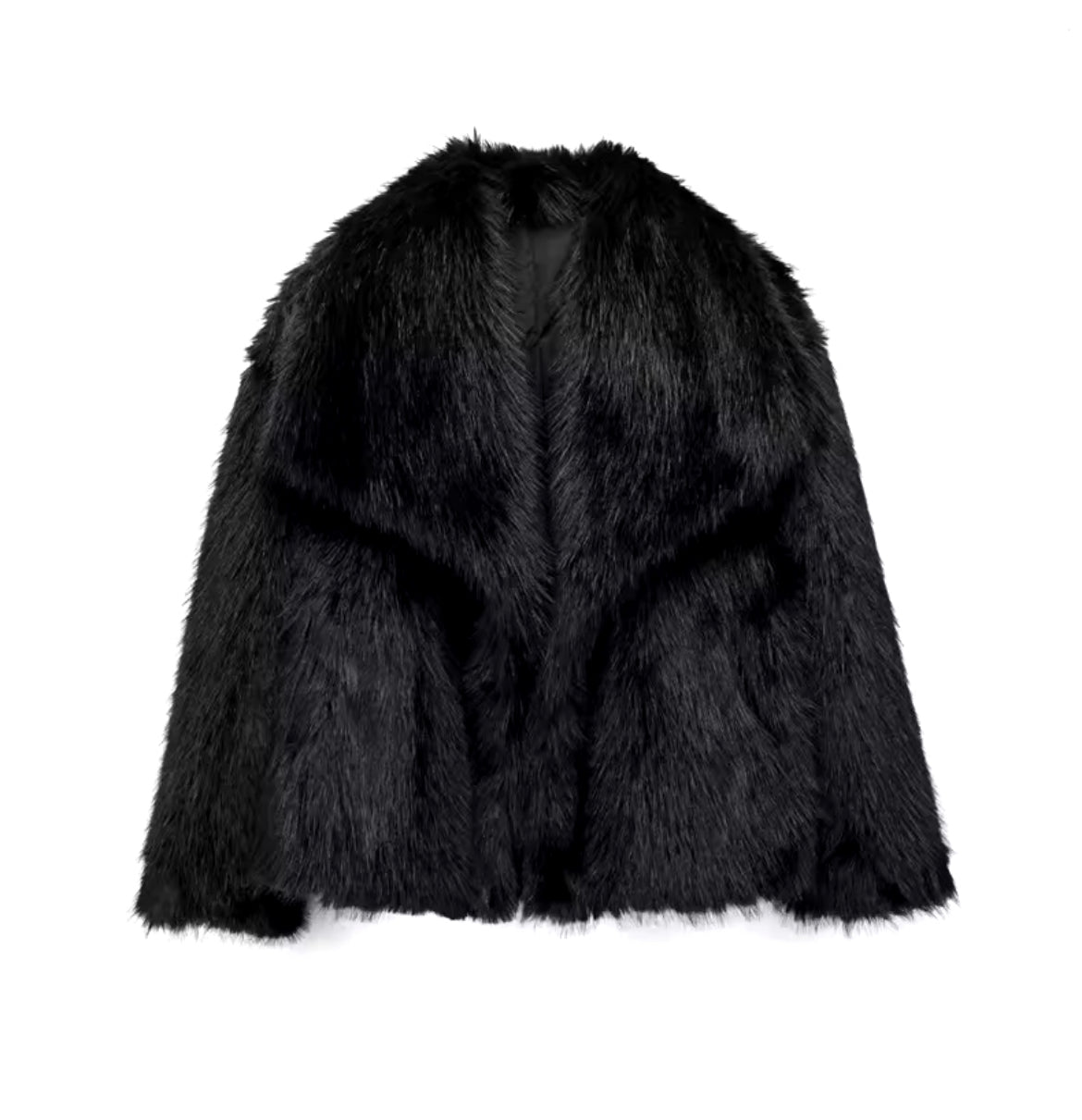 ELVORU - Fur Effect Puffer Coat