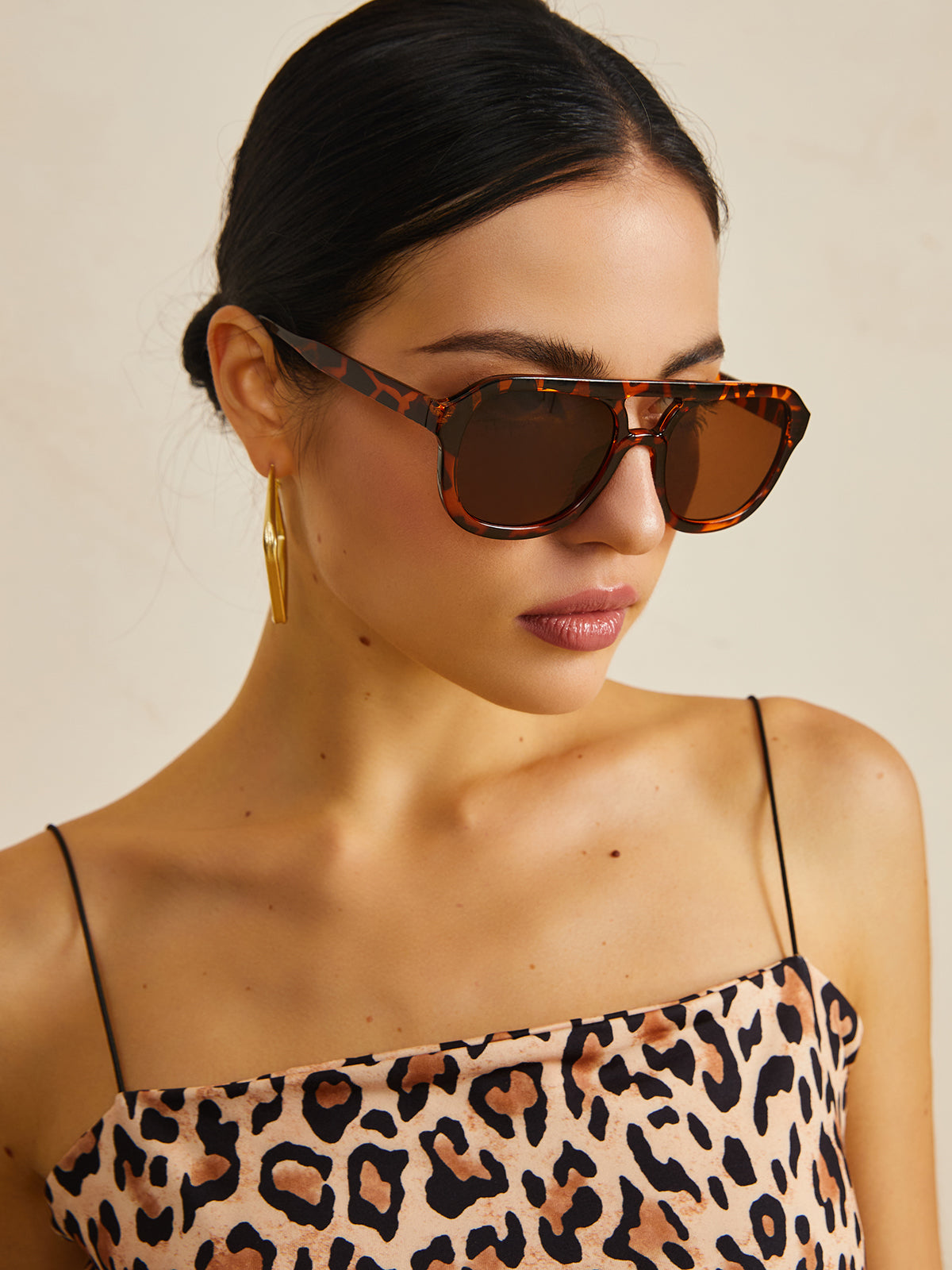 NOVA - Leopard Print Sunglasses