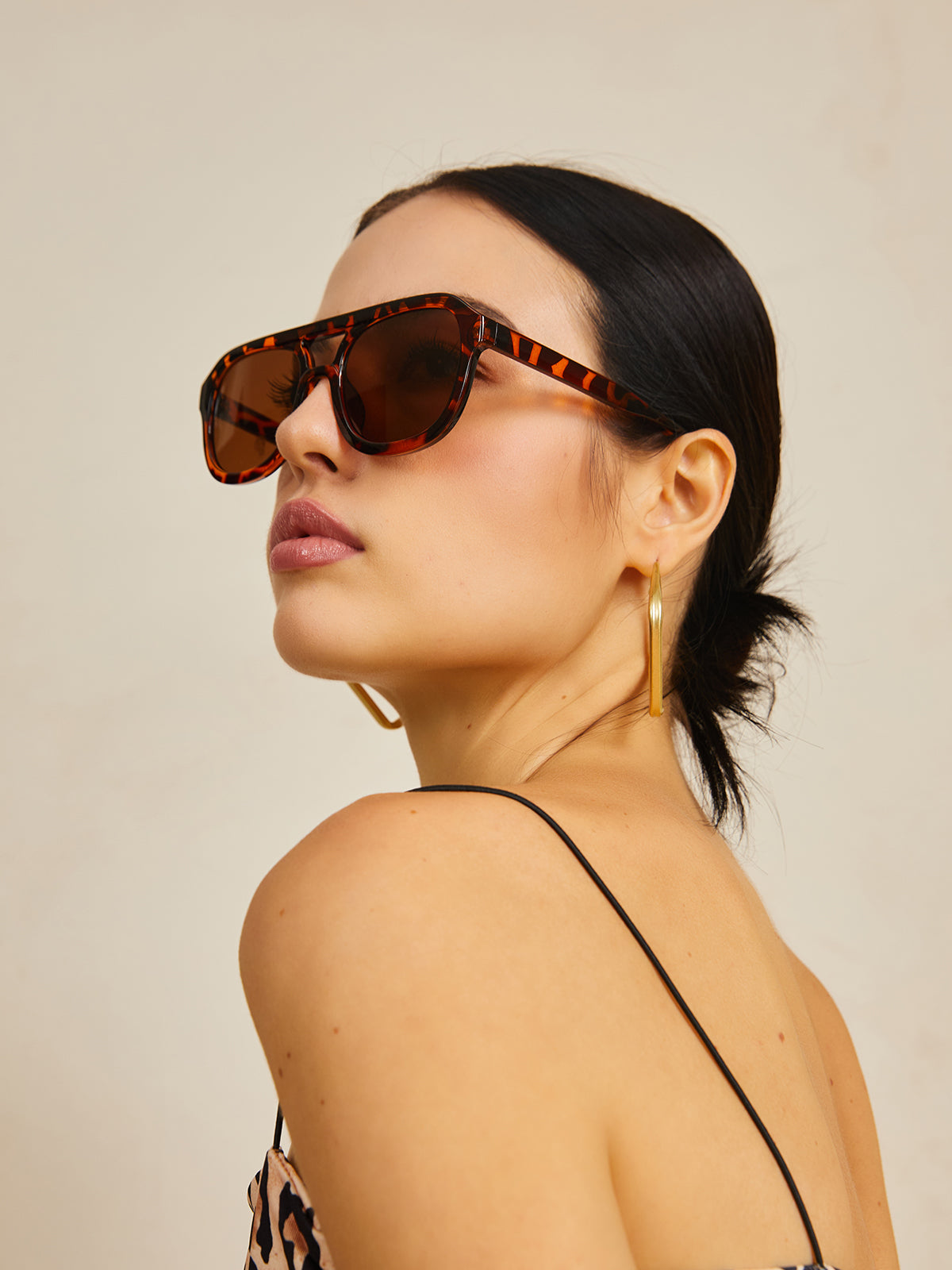 NOVA - Leopard Print Sunglasses