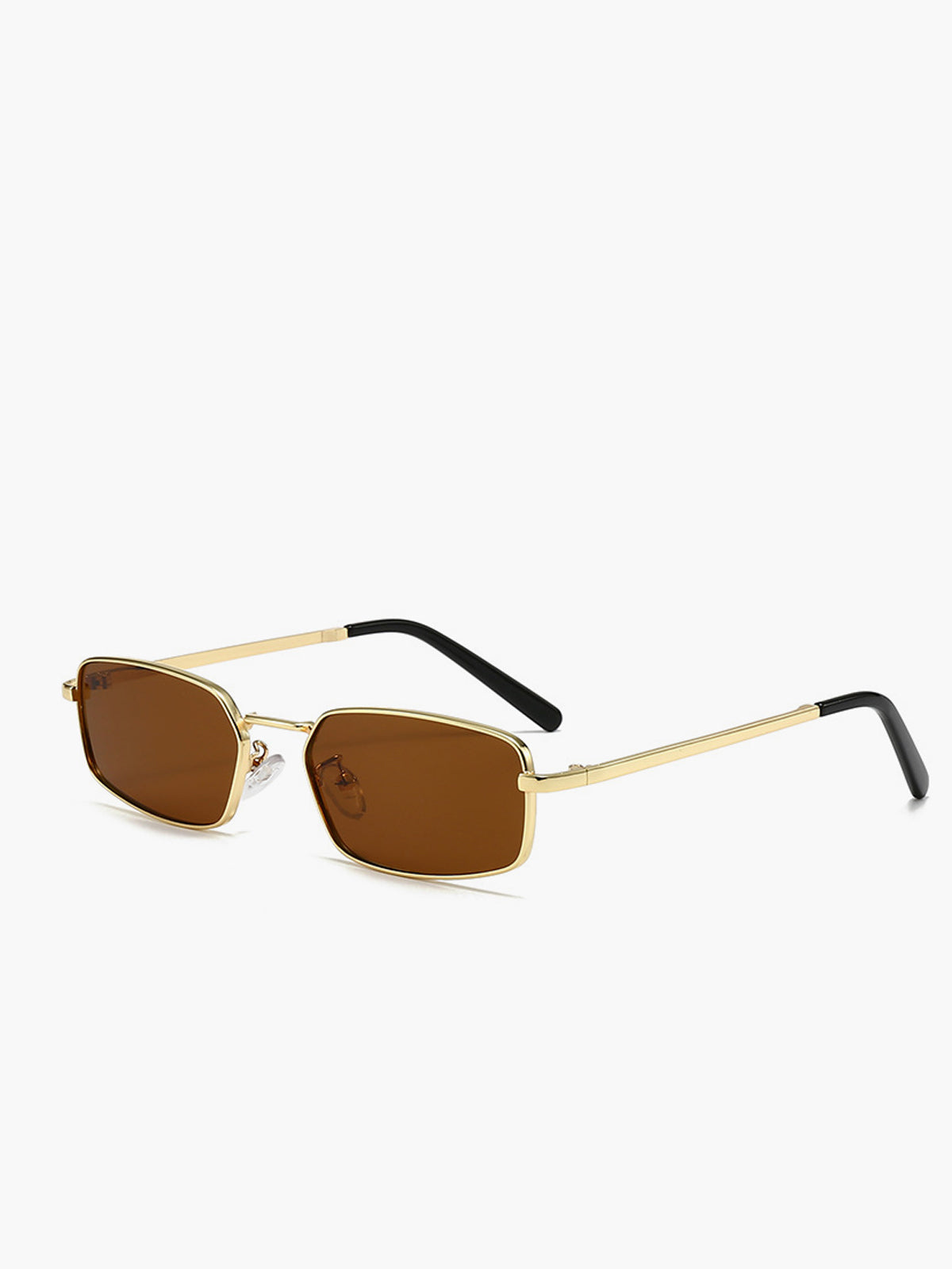 LUMINA - Retro Square Metal Frame Sunglasses