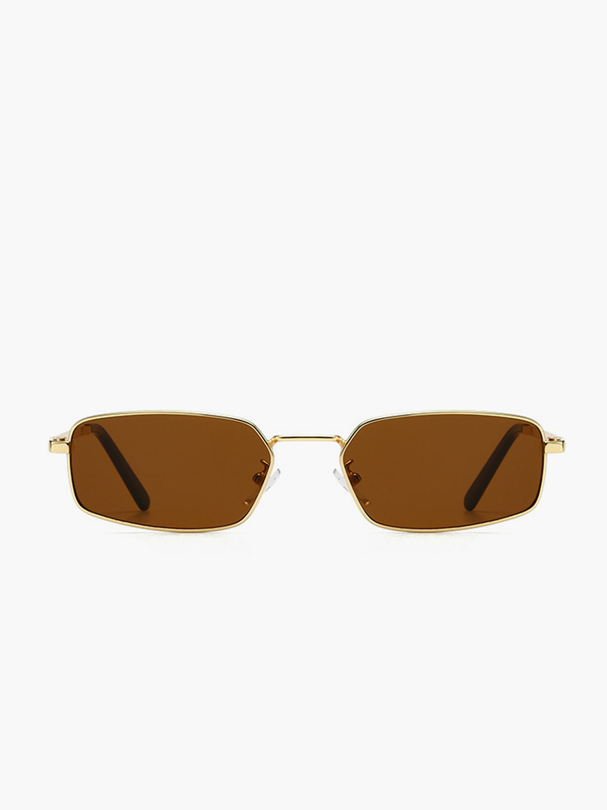 LUMINA - Retro Square Metal Frame Sunglasses