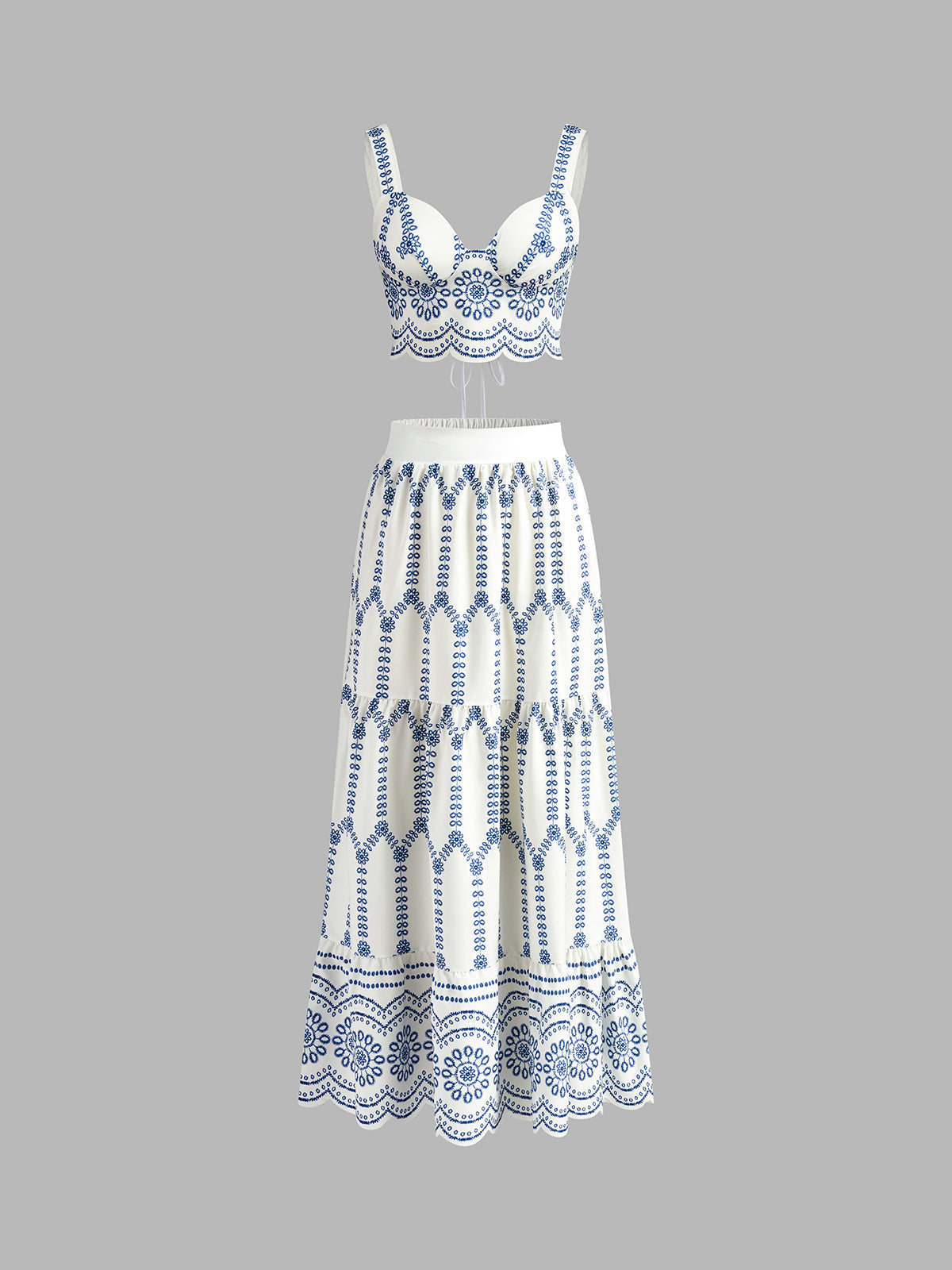 SOLÉA – Printed Tie-Back Set