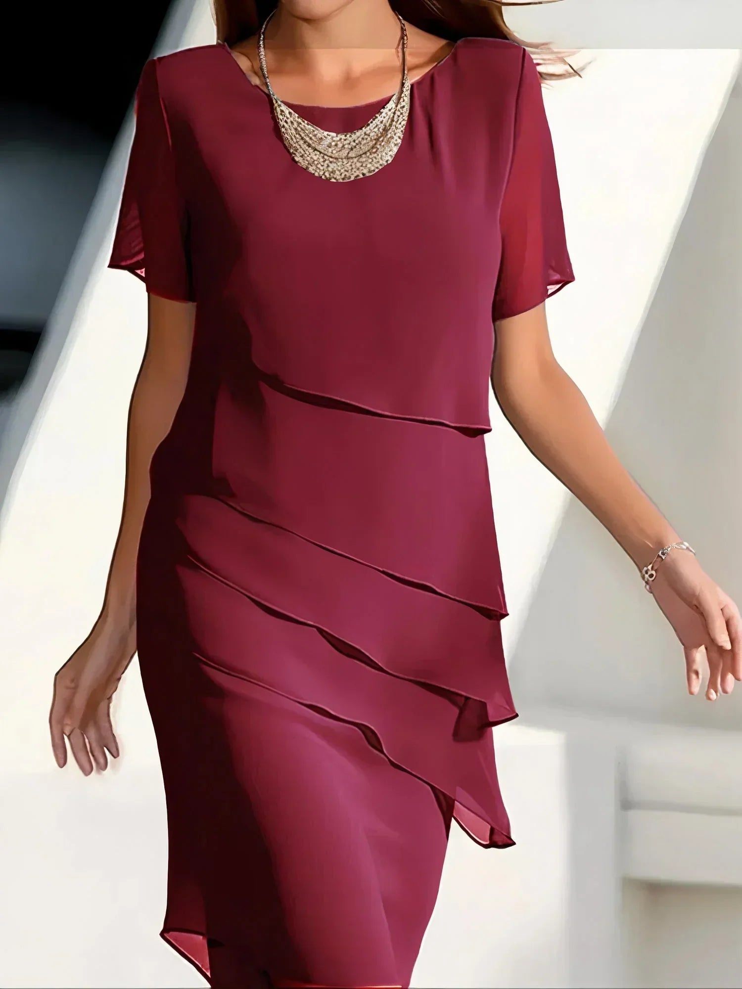 LAURA | ELEGANTES SCHICHTKLEID