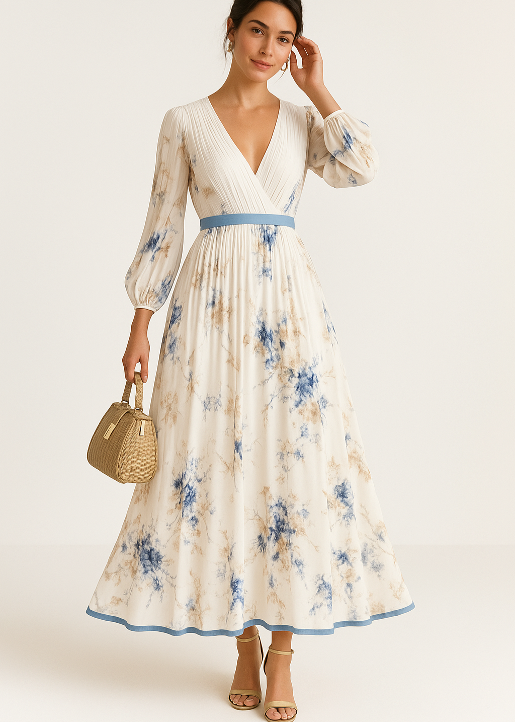 Cecile - Maxi Blumenkleid