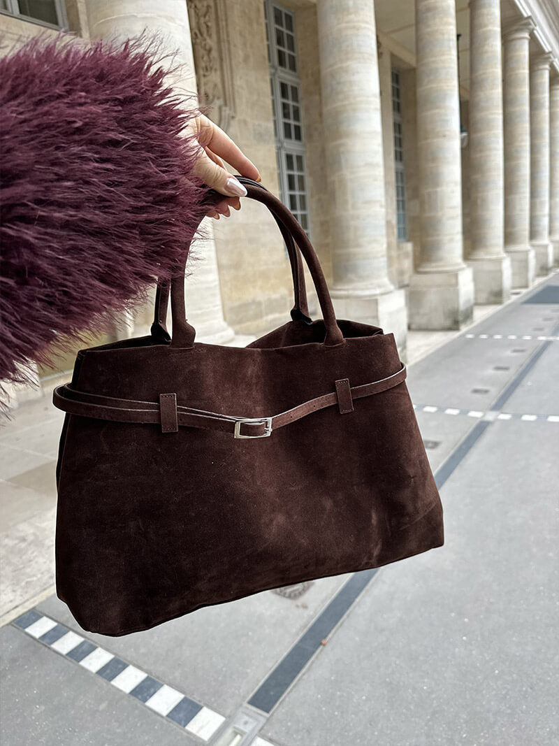 Rosalia Wildledertasche