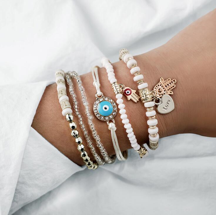 Hamsa-armbånd i bundle