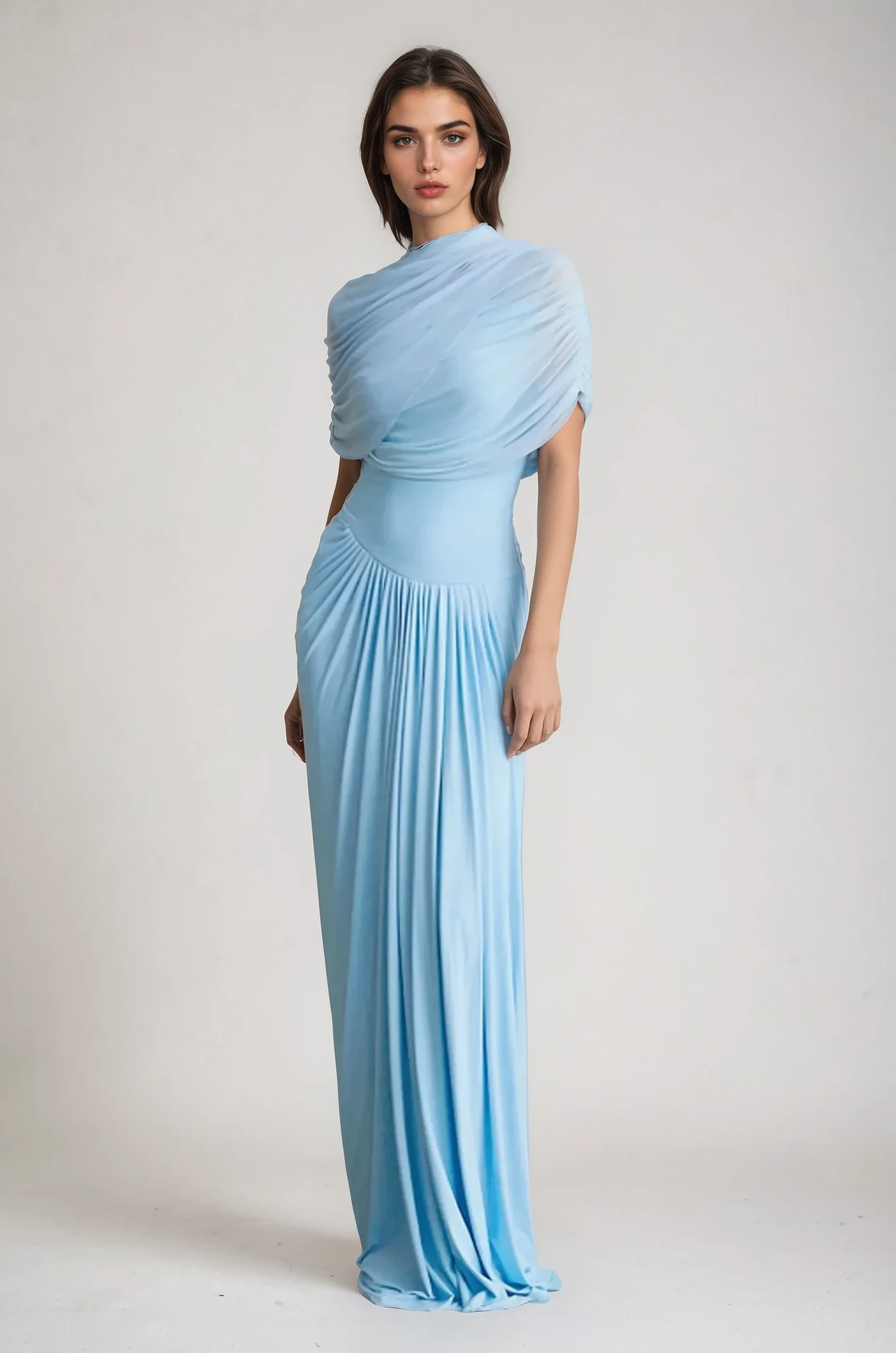 ARDEN - Pleated Midi Dress