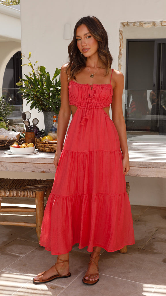 Ada - Midi-Kleid mit Trägern
