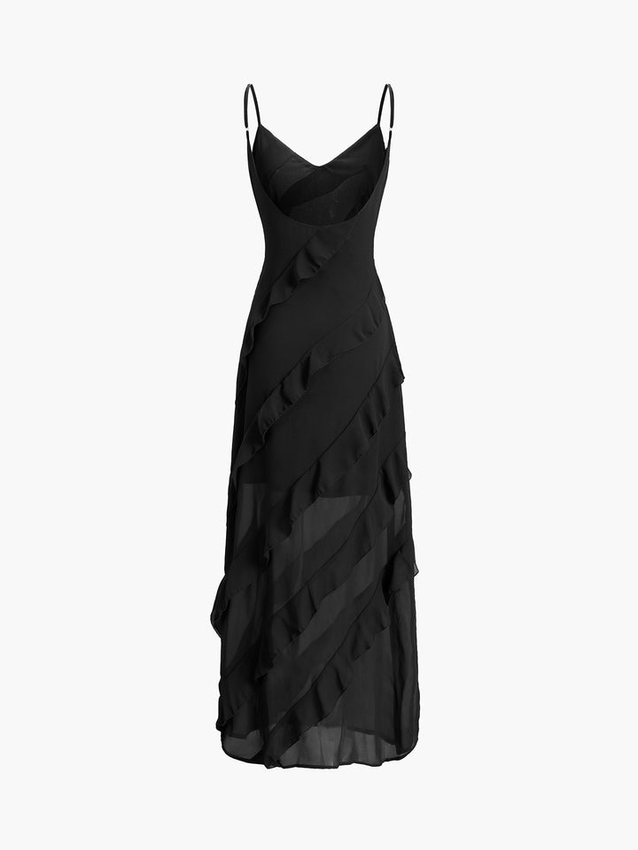 ROSARIA | ELEGANTES KLEID MIT RÜSCHEN