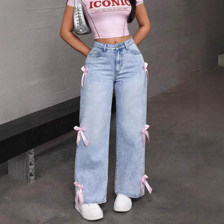 Street Muse - Bow Jeans