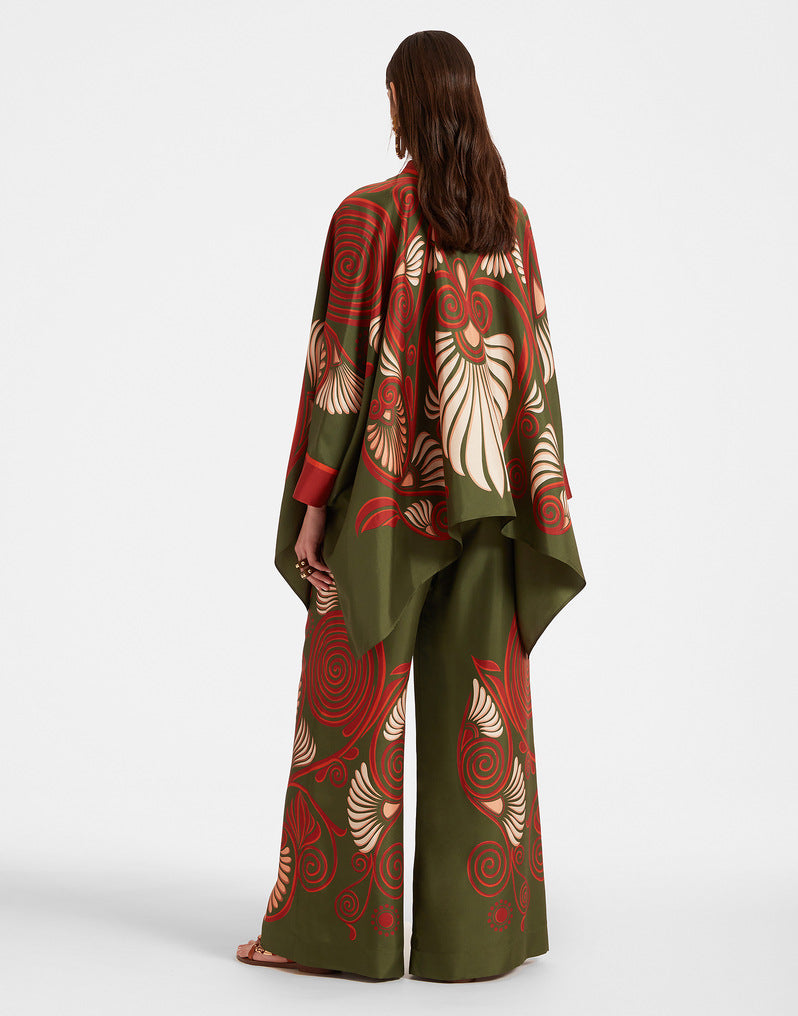 Lucia - Stand-Up Collar Two-Piece Set