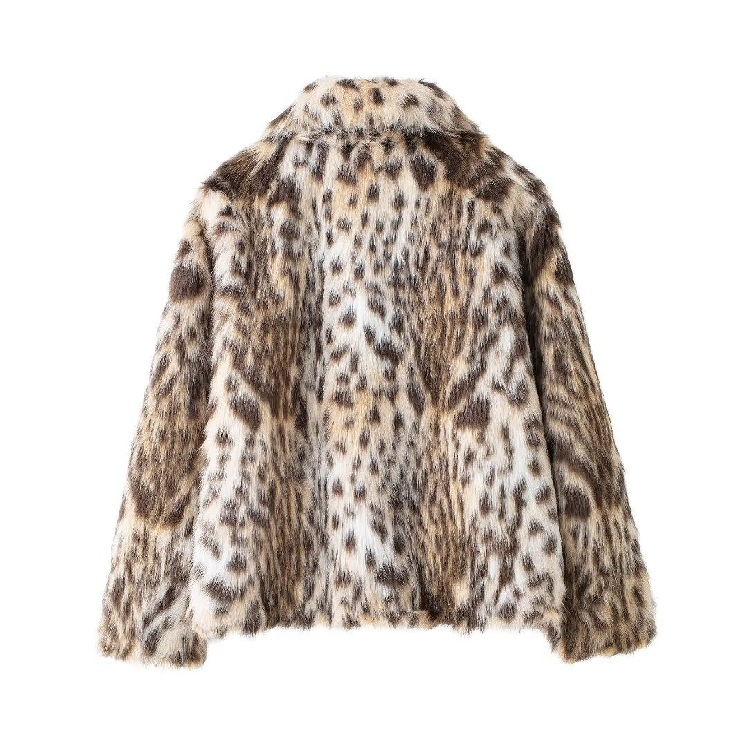 ELVORU - Leopard Classic Coat