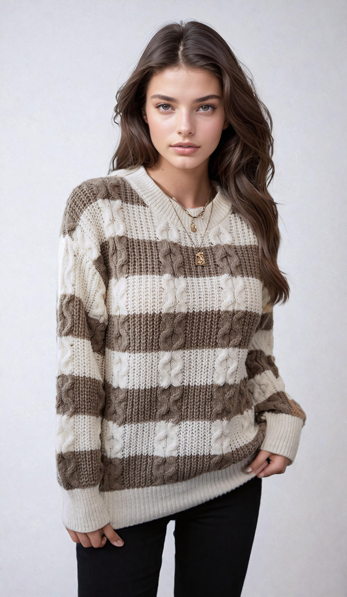 Bella Fiore – Maglione lavorato a maglia di lusso