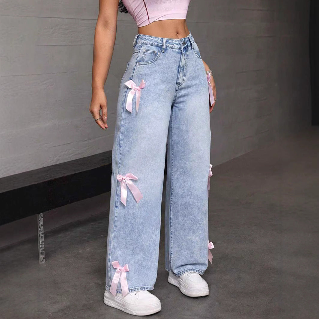 Street Muse - Bow Jeans
