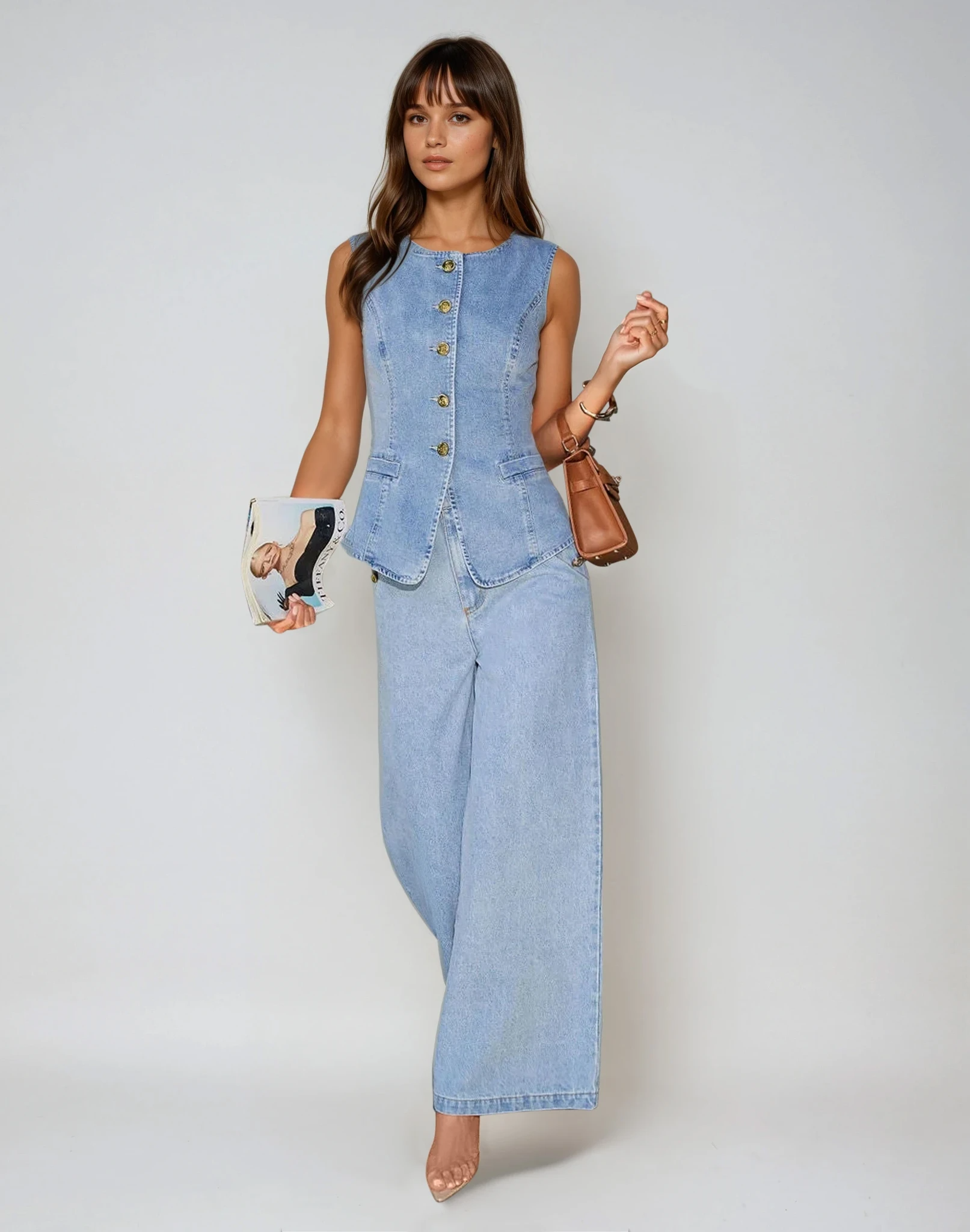 Gianna - Denim Elegance Set