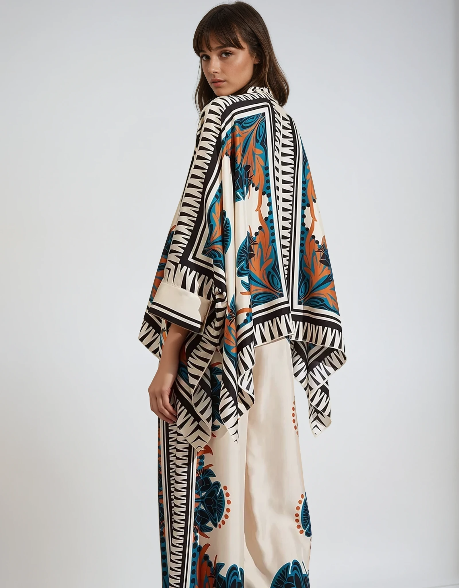 Lucia - Stand-Up Collar Two-Piece Set