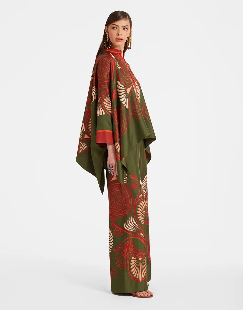 Lucia - Stand-Up Collar Two-Piece Set