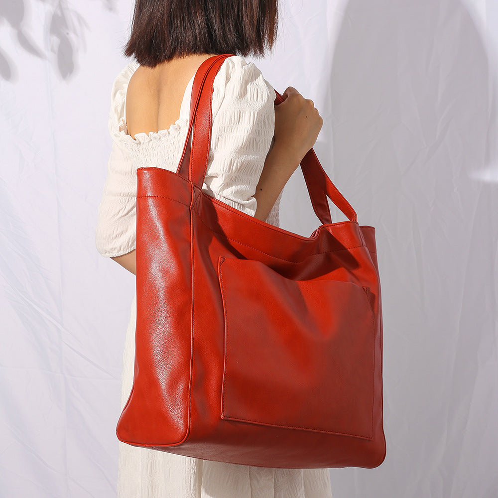Aurelia – Marrone Vintage Leather Tote Bag