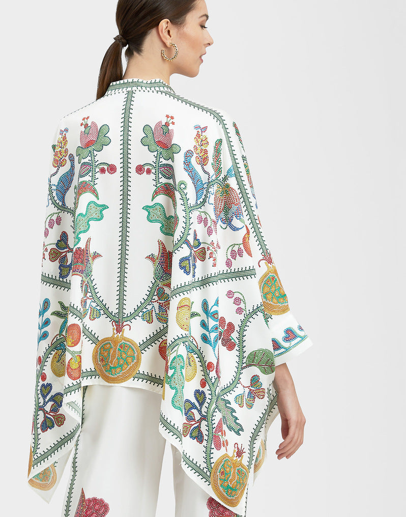 Lucia - Stand-Up Collar Two-Piece Set