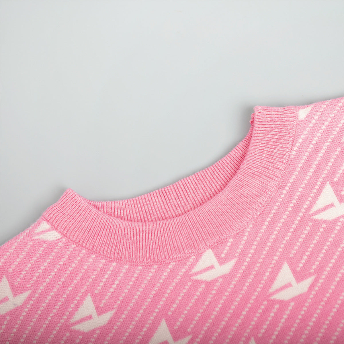 Maglione lavorato a maglia La Marina – Pullover con stampa a barca a vela