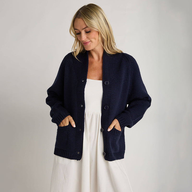 Lydia - Shrimp Print Cardigan