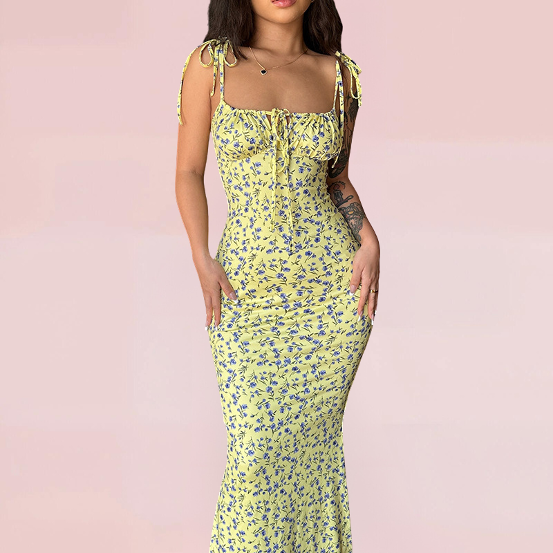 Alora - Maxi Blumenkleid