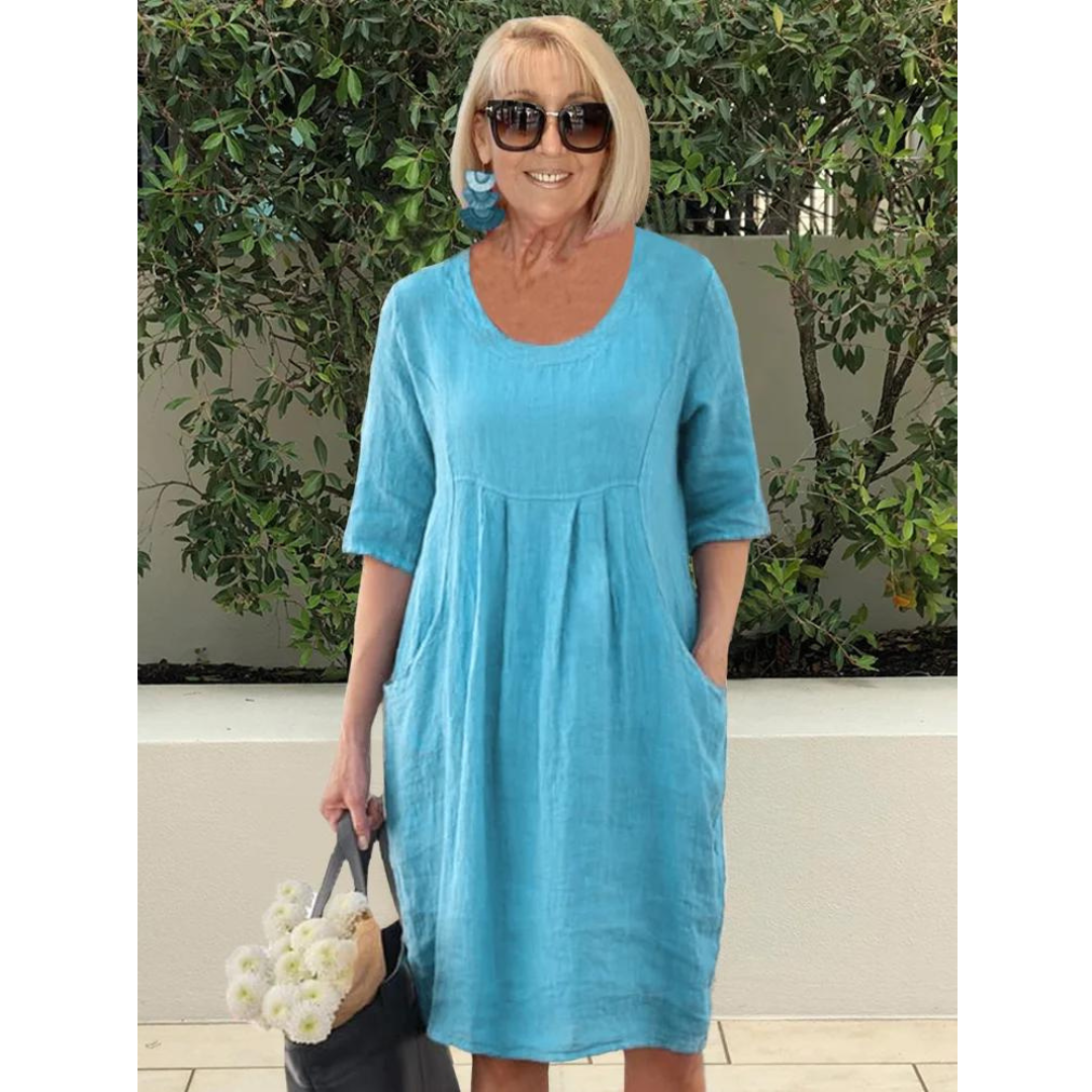 GABRIELLA I SOMMERKLEID MIT TASCHEN