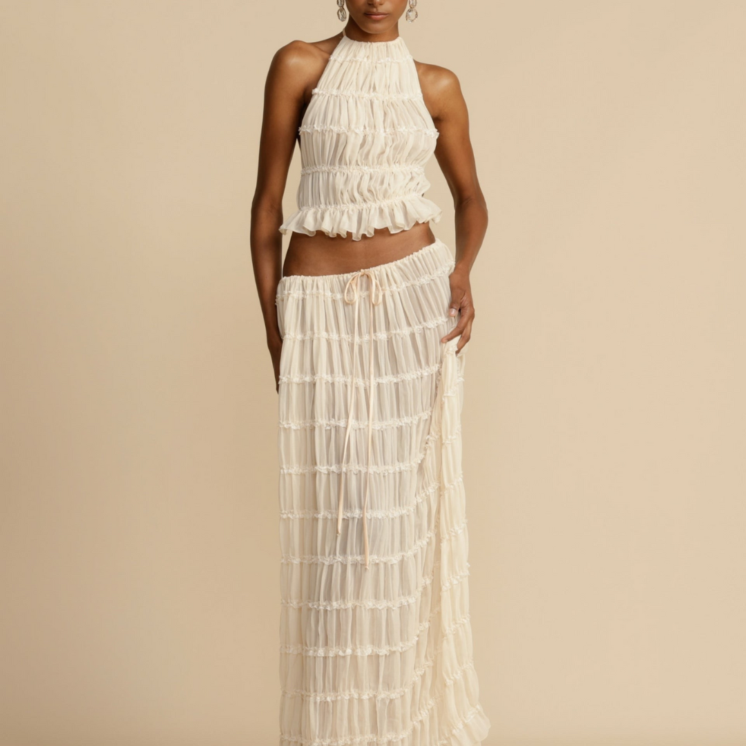 Jeanette - Set Top E Rock mit Halter