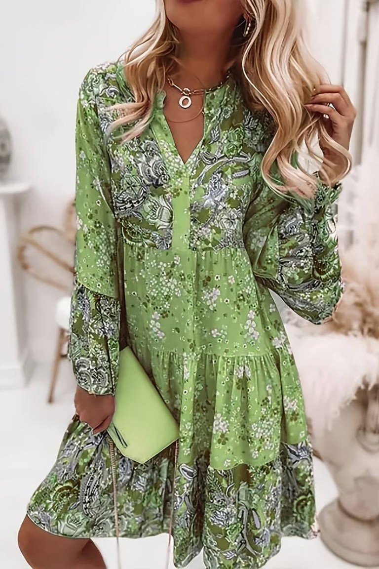 ARIANA | KLEID MIT BLUMENMUSTER