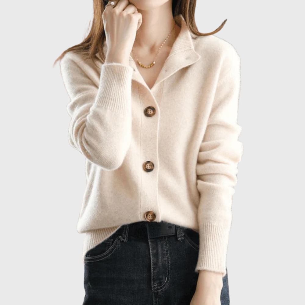 Annie™ | Gilet in Cashmere Lavorato a Maglia