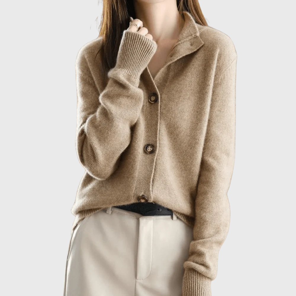 Annie™ | Gilet in Cashmere Lavorato a Maglia