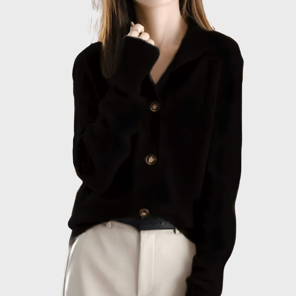 Annie™ | Gilet in Cashmere Lavorato a Maglia