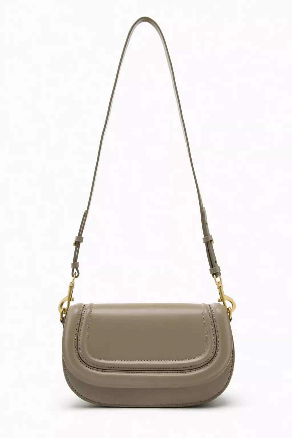 VALENCIA SADDLE BAG GRIGIO VERDE - HIGH QUALITY