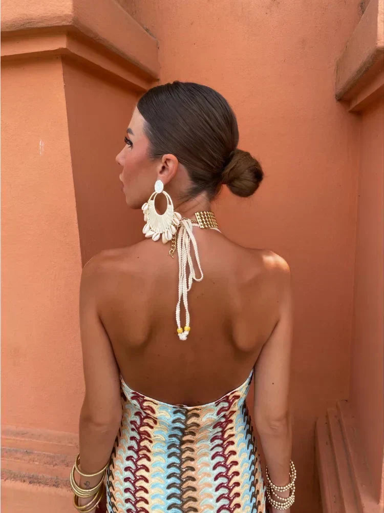 Roxanne | Halterkleid mit Verführerischem Offenem Rücken