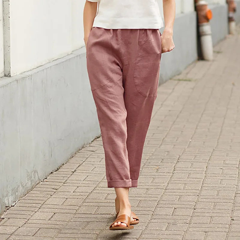 Crissa™ - Lockere Hosen mit Taschen
