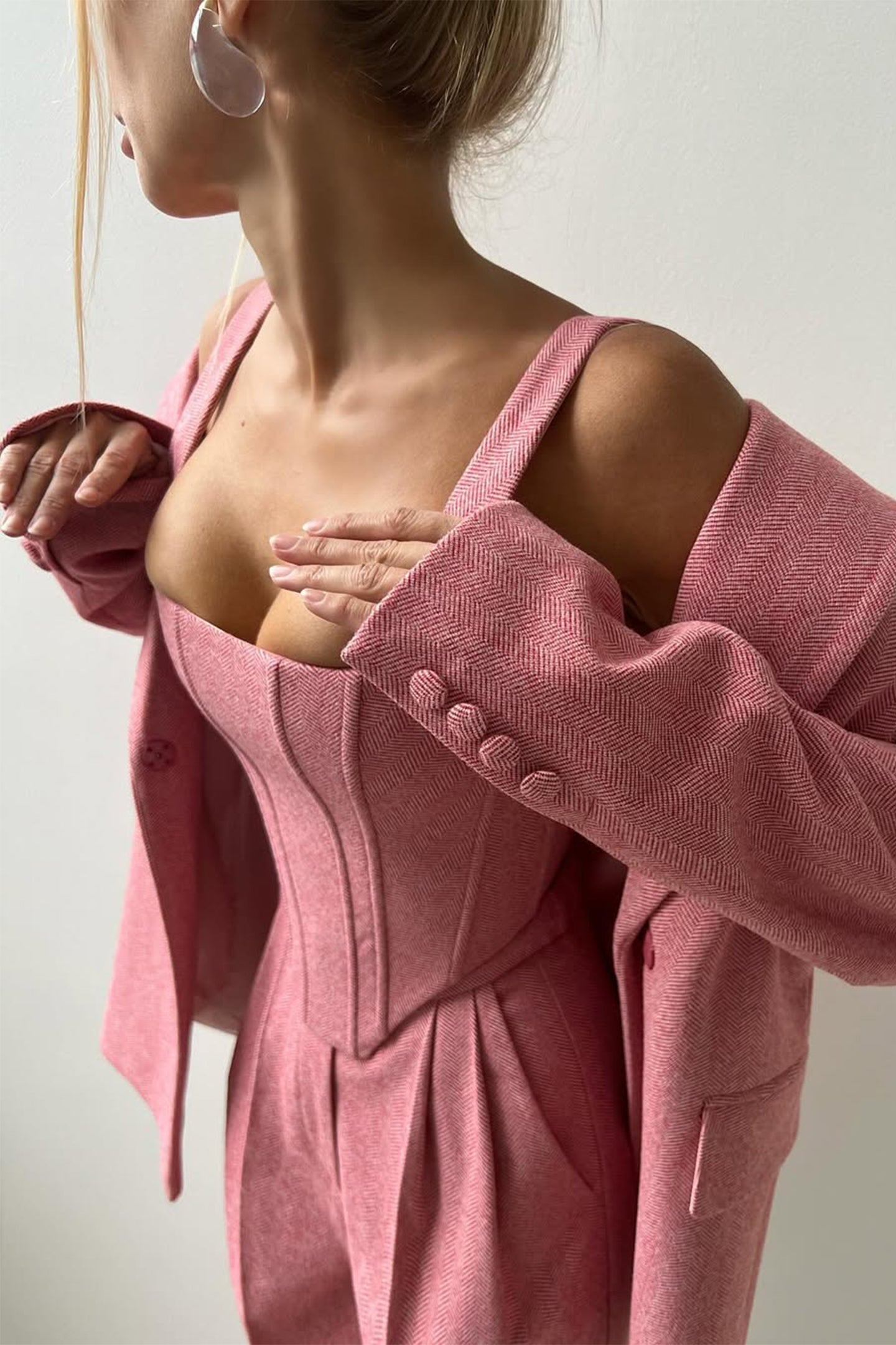 Dolce™ - Tre-delt sæt med dobbelt række blazer