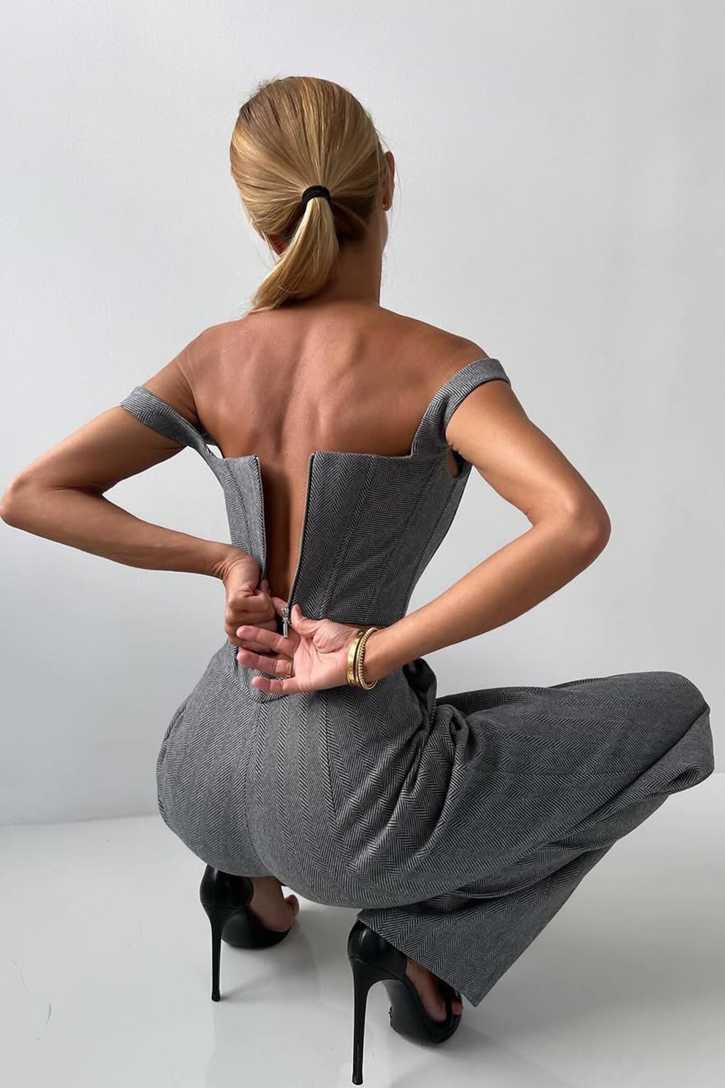 Dolce™ - Tre-delt sæt med dobbelt række blazer