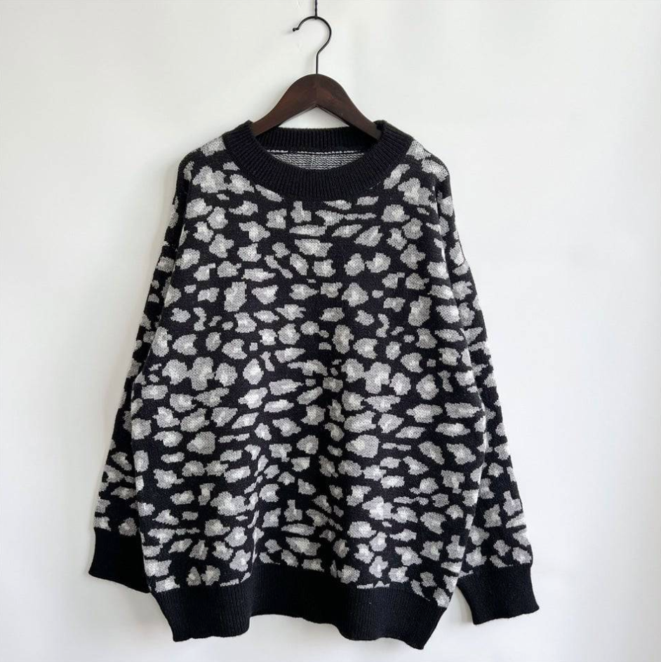 Luna Leopard – Maglione caldo per autunno e inverno