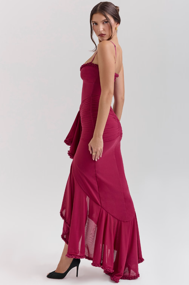 FLAVIA – Ruffle Maxi Dress