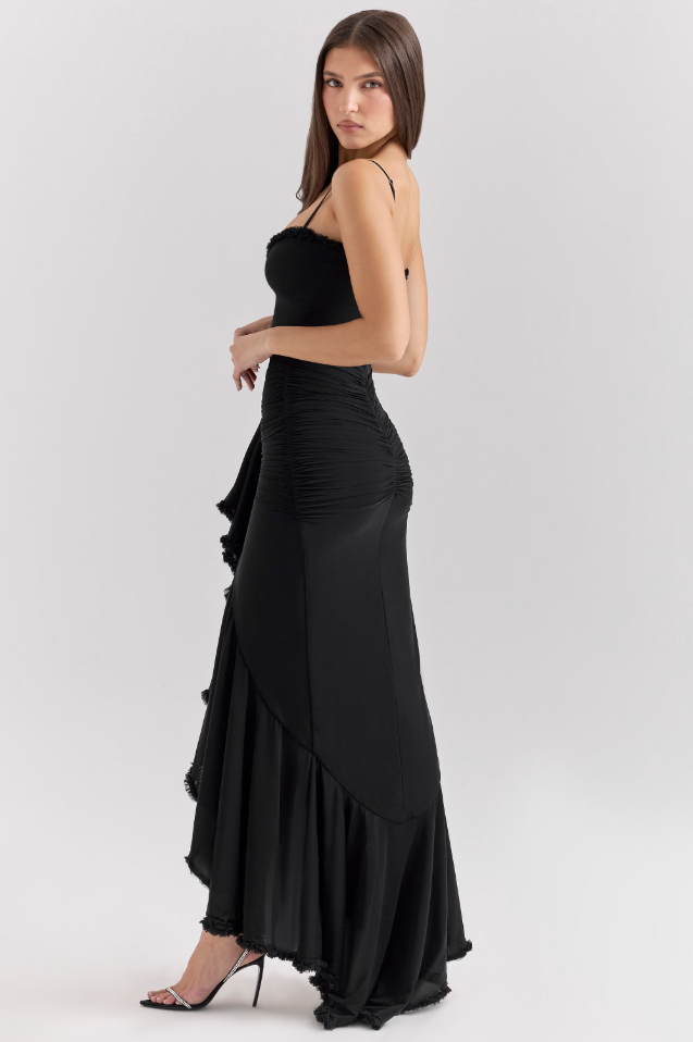 FLAVIA – Ruffle Maxi Dress